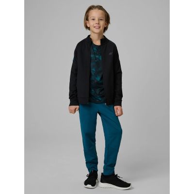 3. Bluza sportowa regular bez kaptura chłopięca 4F 4FJRSS26TFSWM0991-20S
