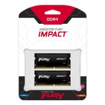 Kingston 64GB 3200MHz DDR4 CL20 SODIMM (Kit of 2) FURY Impact KF432S20IBK2/64