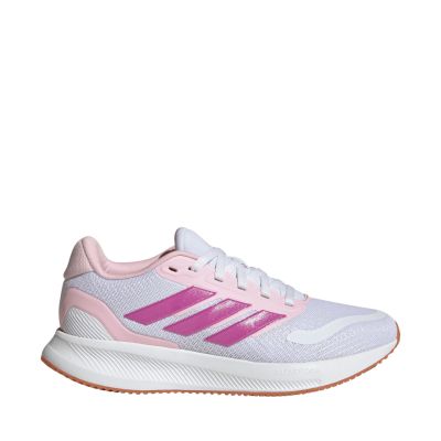 Buty dla dzieci adidas Runfalcon 5 biało-różowe JP9396