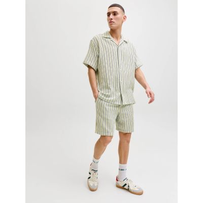 6. Jack&Jones męskie szorty w paski JPSTJAIDEN COBA STRIPE JOG SHORTS REG SN 12274413 TEA/STRIPES