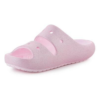 8. Klapki Crocs Classic Glitter Sandal V2 K 209705-6ZW