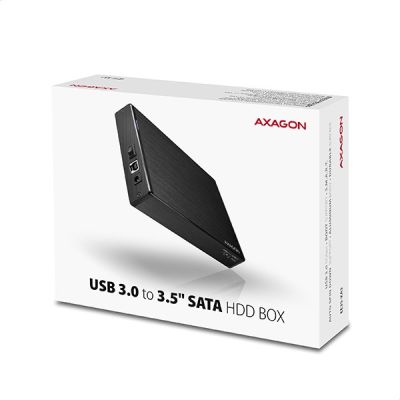 11. AXAGON EE35-XA3 Obudowa zewnętrzna 3.5", USB 3.0, SATA II, Aluminium - czarna