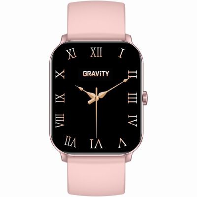 4. Smartwatch Gravity Różowe Złoto Różowy GT36-1