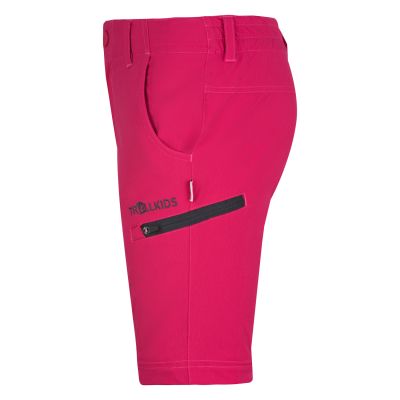 6. Spodnie zapinane na zamek dziecięce dla chłopca/dziewczynki Trollkids Kids Kjerag Zip-Off Pants rubine/anthracite (177-405)