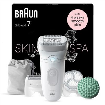 3. depilator Braun Silk-épil 7 7-081 depilatos 40 pęset(y) Biały