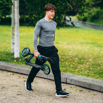 6. HM124T TURQUOISE HULAJNOGA Z HAMULCEM TARCZOWYM  NILS EXTREME