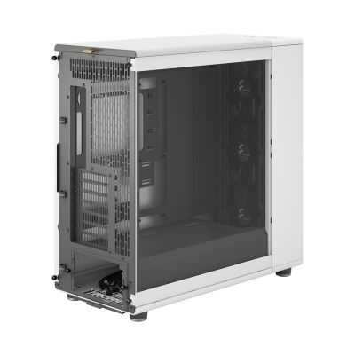 8. Przezroczysta obudowa Fractal Design North XL RC Chalk TG, Midi-Tower, ATX, Szkło hartowane - białe