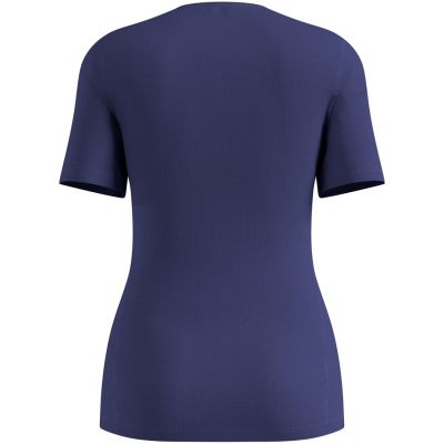 3. Bielizna termoaktywna z długim rękawem Odlo BL TOP crew neck s/s ACTIVE WARM roz. S Niebieska