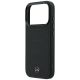6. Etui Mercedes Leather Mesh with Bow Line MagSafe na iPhone 18 Pro Max / 17 Pro Max - czarne