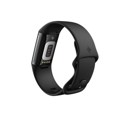 5. Lokalizator aktywności Fitbit Charge 6 z silikonowym uendelighedsband, obsydian, Bluetooth, NFC, 37.64 g