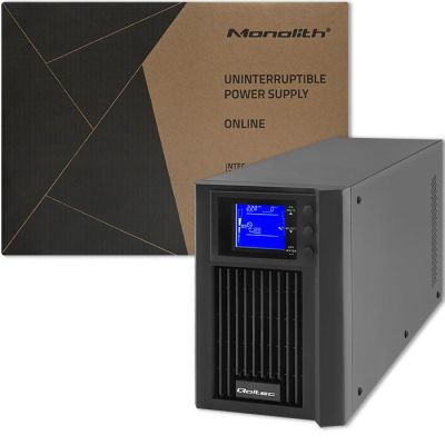 6. Zasilacz awaryjny UPS Qoltec Pure Sine Wave LCD 2000VA 1600W