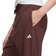 17. Spodnie damskie adidas Essentials Small Logo French Terry Cuffed brązowe JX3864