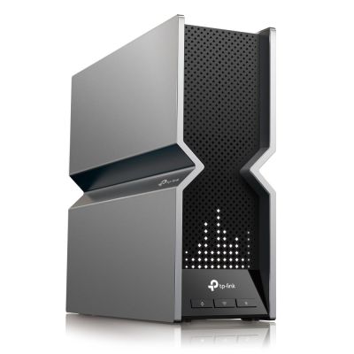 2. TP-Link Archer BE800 router bezprzewodowy Multi-Gigabit Ethernet Trójpasmowy (2,4 GHz / 5 GHz / 6 GHz) Czarny, Stal nierdzewna