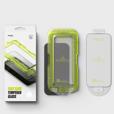 6. Szkło hartowane Ringke Easy Slide 2-pack na iPhone 17 Air - czarne
