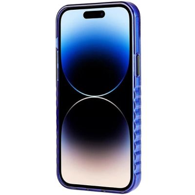 5. Etui Audi IML MagSafe na iPhone 14 Pro Max - niebieskie