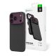 Etui AMAZINGTHING Titan Max Lens na iPhone 18 Pro Max z włókna aramidowego z osłoną aparatu kompatybilne z MagSafe - fioletowe