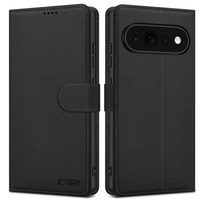 Etui Tech-Protect Wallet na Google Pixel Pro XL - czarne matowe