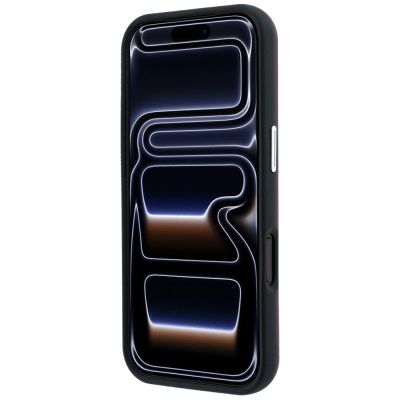 5. Etui BMW Sign Inclined Deboss Letters MagSafe na iPhone 17 Pro Max / 18 Pro Max - bordowe
