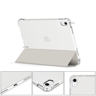8. Etui Tech-Protect SC Pen Hybrid na iPad 10 / 2022 - szare - przezroczyste