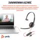 20. Poly Blackwire 3210 Monaural USB-C Headset +USB-C/A Adapter