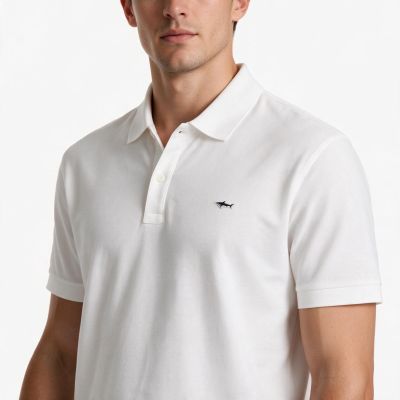 10. Paul&Shark Koszulka polo bawełniana męska biała 99311001-10