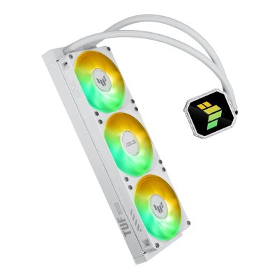 13. ASUS TUF Gaming LC III 360 ARGB White Edition Obudowa komputera Chłodnica cieczy all-in-one 12 cm Biały