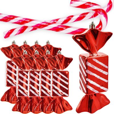 6. BOMBKA FORMÓWKA PLASTIKOWA BEZPIECZNA 15CM CUKIERKI 8SZT MICA