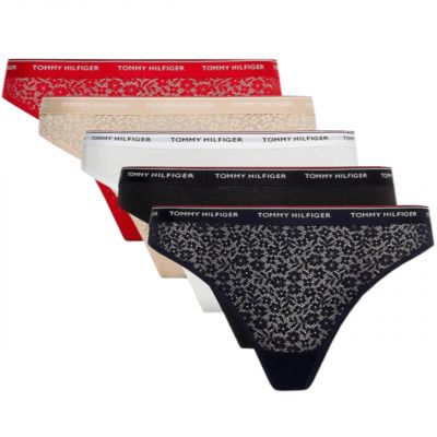 6. Bielizna Tommy Hilfiger 5-Pack Thong W UW0UW04995