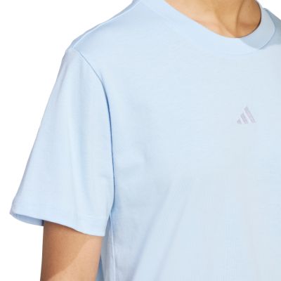 6. Koszulka damska adidas Essentials Small Logo jasnoniebieska JY4962