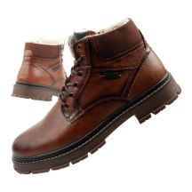 Wrangler Noah buty męskie sztyblety trzewiki eleganckie ocieplane brązowe