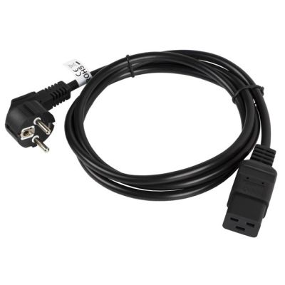 2. LANBERG KABEL ZASILAJĄCY DO SERWERA CEE 7/7 -> C19 ,16A, 1.8M