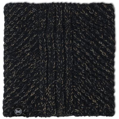 2. Bandana BUFF KNITTED & FLEECE NECKWARMER AKNA BLACK
