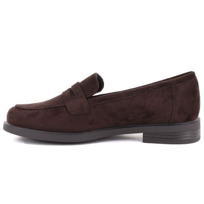 3. Półbuty damskie loafersy lordsy brązowe Potocki SZ12832