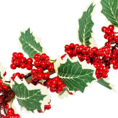 11. GAŁĄZKA DEKORACYJNA JARZĘBINA 58CM