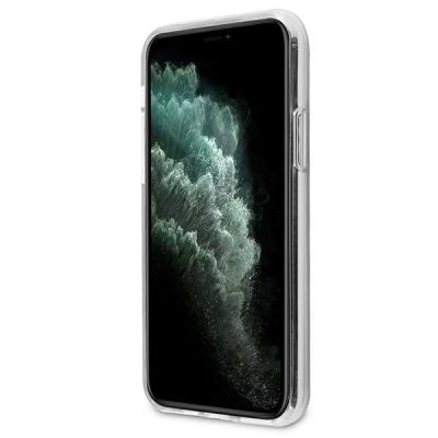 5. Etui AMG Electroplate Black&White na iPhone 11 / XR 6,1" - przezroczyste