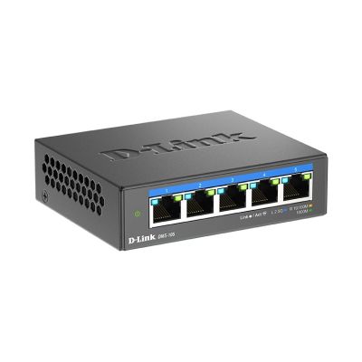 3. 5-portowy wielogigabitowy przełącznik biurkowy D-Link 2,5G - niezarządzalny - L2 - 2.5G Ethernet (100/1000/2500)