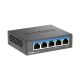 3. 5-portowy wielogigabitowy przełącznik biurkowy D-Link 2,5G - niezarządzalny - L2 - 2.5G Ethernet (100/1000/2500)