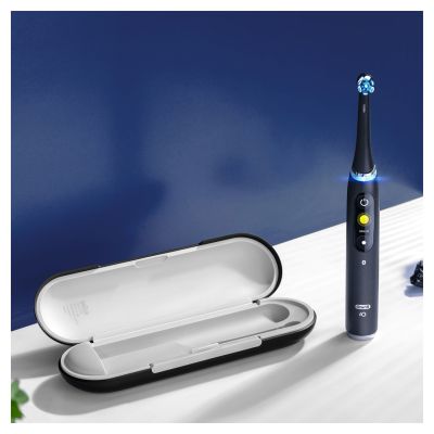 16. Oral-B iO 80363731 szczoteczka elektryczna Dorosły Obrotowo-pulsacyjna szczoteczka do zębów Czarny, Srebrny