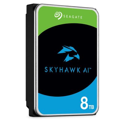 3. Dysk HDD Seagate Skyhawk AI ST8000VE001 (8 TB ; 3.5"; 256 MB; 7200 obr/min)
