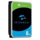 3. Dysk HDD Seagate Skyhawk AI ST8000VE001 (8 TB ; 3.5"; 256 MB; 7200 obr/min)