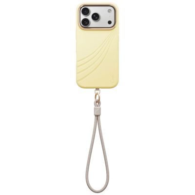 2. Etui UNIQ Coehl Serina Magnetic Charging na iPhone 18 Pro / 17 Pro - żółte