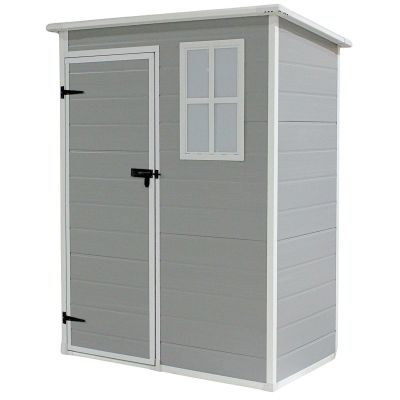 4. DOMEK OGRODOWY NARZĘDZIOWY PVC 152x91x192,5CM