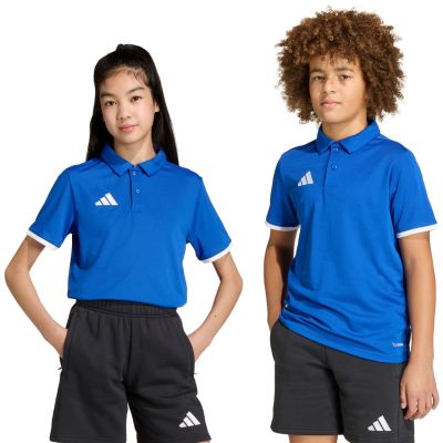 9. Koszulka dla dzieci adidas Entrada 26 Polo niebieska JZ6625