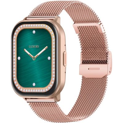 4. Smartwatch Gravity Różowy Pasek + Bransoleta GT43-4