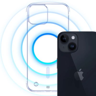 2. Etui 3mk Just20g MagCase na iPhone 14 - przezroczyste