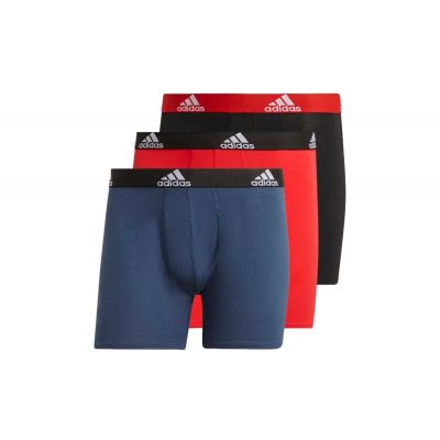 3. Bielizna adidas Logo Boxer Briefs 3 Pairs M GN2018