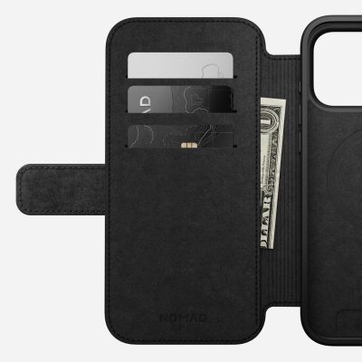 7. Nomad Modern Leather Folio pokrowiec na telefon komórkowy 17,5 cm (6.9") Opalony/Jasnobrązowy