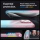 10. Etui Spigen Liquid Crystal na iPhone 15 Pro - różowo-niebieskie