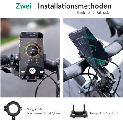 2. Rockbros uchwyt na telefon czarny 2017-2ABK