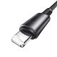 5. Kabel Joyroom S-A50 Unlimited Series 3A USB-A - Lightning z organizerem magnetycznym 1,2m - szary